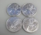 Lot of 4 Silver 2024 American Eagle 1 oz. Fine .999 US oz Coins