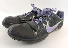 Nike Zoom Rival Spikes Sprint Track Shoes Womens Black/Purple 456811-053 Size 10