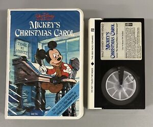 Mickey's Christmas Carol Betamax Tape Walt Disney's Home Video Beta