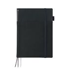 Cover Notebook Systemic Ring Notebook Corresponding B5 Tone Leather Black B Rule
