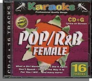 Karaoke CD+G - Pop/R&B Female - New 2003, 16 Track Karaoke Bay CD! (32222)