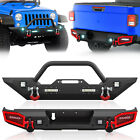 Front /Rear Bumper for 2020-2024 Jeep Gladiator JT Off-Road Pickup w/ LED Lights (For: Jeep Gladiator)