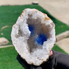 New Listing126 g Rare Moroccan blue magnesite and quartz crystal coexisting specimen