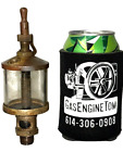 No. 2 Brass Oiler Hit Miss Old Gas Engine Steampunk Vintage 3/8