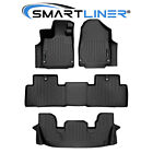 SMARTLINER Custom Fit 3 Row Black Floor Mat Liner Set For 2022-2024 Acura MDX (For: 2022 Acura MDX)