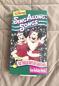🎄  Disney Sing-Along Songs - The Twelve Days of Christmas (VHS, 1997) W2