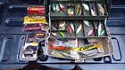 New ListingSHAKESPEARE FISHING TACKLE BOX LOADED - 1 NEW LEW'S CLASSIC PRO, LURES, WORMS...