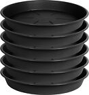 PLANT SAUCER FLOWER POT DRIP TRAYS FOR 4-7 INCH HEAVY DUTY PLASTIC 6 PACK 6 INCH