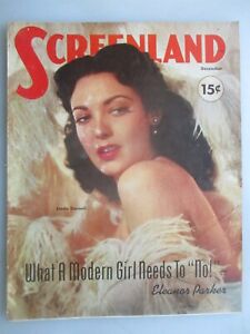 Screenland Magazine - December 1951 Issue - Linda Darnell Cover