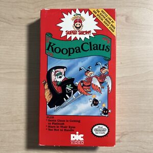 The Super Mario Bros. Super Show! Koopa Claus VHS 1990 Nintendo | Good