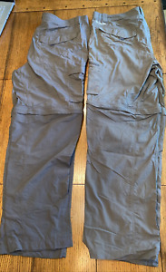 LOT (2) Columbia Pants/Short Omni-Shade Sun Protect Green Mens 38x30 -U Get Both