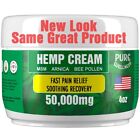 Hemp Pain Relief Cream | Fast Natural Pain Relief for Joint, Muscle, Nerve Pain