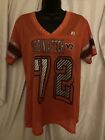 VTG Y2K Russell Athletic Virginia Tech Hokies Bedazzled Jersey Size Women's M