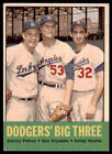 1963 Topps Dodgers' Big Three Don Drysdale / Sandy Koufax #412 Ex-ExMint