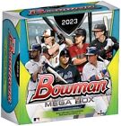 2023 Bowman Baseball Factory Sealed Mega Box, Includes 6 Packs/Box, 5 Cards/Pack