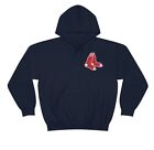 Boston Red Sox  heavy blend Hoodie sweatshirt raised soft logo