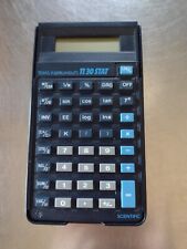 Texas Instruments TI 30 Stat Scientific Calculator with Reference Guide & Cards