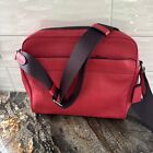 NEW Coach Men's Crossbody Messenger Bag Rare F24876 Pebble Red Leather