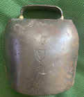 Antique large J. Firmann bulle size 1 cow bell. Swiss made. Trychel.