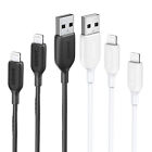 Anker Powerline III Lightning Cable MFi Certified Charging Sync for iPhone,3/6ft