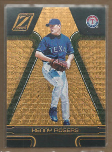 2005 Zenith Baseball Card Pick (Inserts)