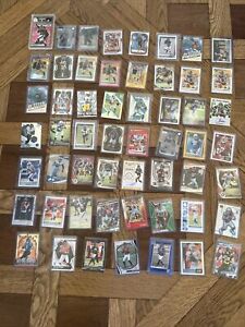 Football cards lot 2020 And 2021 Rookies (55 Cards)