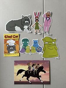 Bob’s Burgers Lot Of 6 Stickers - Toddland