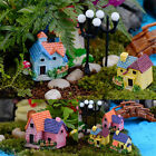 New ListingDIY Miniature Fairy Garden Craft Resin House Micro Landscape Decor HODUSY~;z