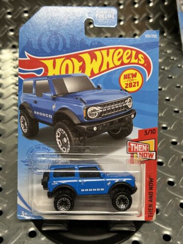 Hot Wheels 2021 Then and Now Set - 3/10 Blue Ford Bronco