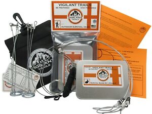 Vigilant Trails® Pre-Packed Survival Snare Traps - Stage 2 w/Snare Triggers
