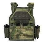 Yakeda Tactical Plate Carrier Vest ATACS Adjustable Quick Release