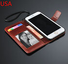 Real Leather Flip Wallet Case Cover For Apple iPhone 6 / iPhone 6 Plus