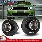 Fog Lights for 11+ Chrysler Dodge Jeep Cherokee Replace Clear Bumper Lamps Pair (For: 2015 Dodge Challenger)