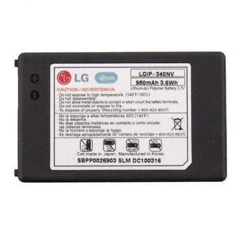 LG LGIP-340NV Original 950mAh Cell Phone Battery For LG VN530 Octane VERIZON