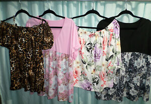 Womens UnWorn Summer Clothes Lot Tunics Tops Blouses Casual Work Plus 1X