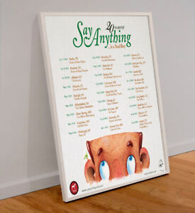 Say Anything ...Is a Real Boy 20th Anniversary Tour 2024 poster