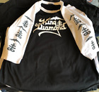 KING DIAMOND - 2 XL T-Shirt - Concert Bought in 2015 - Baseball style 3/4 Sleeve