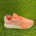 Adidas NMD_R1 Runner Womens Size 9 Pink White Athletic Shoes Sneakers BY3034