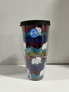 New ListingNEW WITH STICKER Tervis Elephant 24 oz Tumbler with Lid.  Insulated