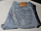 Vintage Levis 501 80's/90's Denim Blue Jeans 38x34 Made In USA WPL 423