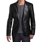 Ermenegildo Zegna Soft Vera Pelle Leather Blazer Jacket 48 S/M