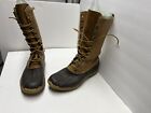 LL Bean Duck Boots Vtg Maine Hunting Shoe Leather Rubber USA Men Size 9m
