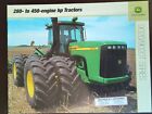2002 John Deere Tractors Sales Brochure 9520 Advertising Catalog. Agriculture