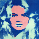 Andy Warhol Brigitte Bardot #3 Pop Art Canvas Print 17 x 17