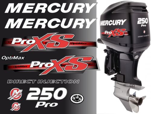 MERCURY OptiMax ProXS 250 Outboard DIRECT INJECTION / Set Decal / Stickers kit