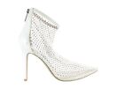Charles David Womens Pursue White Ankle Boots Size 8 (7488551)