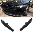 Black Front Bumper Lip Protector Cover Trim For 15+ Dodge Challenger Accessories (For: 2018 Dodge Challenger)