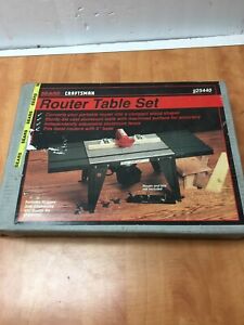 Sears Craftsman USA Router Table 925440 with side extensions New Old Stock