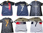 Kylian Mbappe #7 PSG Home, Away and 3rd Kit Jerseys with Champions league patch
