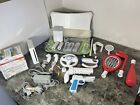Nintendo Wii Bundle w/ Games, Wheels, Accessories, Cables & More RVL-001 Tested